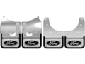 Picture of Truck Hardware Gatorback Black Ford Oval Mud Flaps - Set