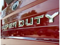 Picture of Putco Ford Lettering - Ford Super Duty Letters (Stamped/Stainless Steel) Tailgate/Rear