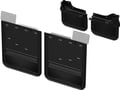 Picture of Truck Hardware Gatorback Black Plate Dually Mud Flaps & Caps - Set of 4 - Fits 2020-2026 GMC Sierra 3500HD