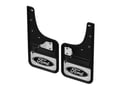 Picture of Truck Hardware Gatorback Black Ford Oval Mud Flaps - Front Pair - Fits 2023-2026 Ford F-250/F-350