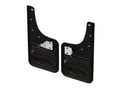 Picture of Truck Hardware Gatorback Black Anodized Ford Oval Mud Flaps - Front Pair - Fits 2023-2026 Ford F-250/F-350