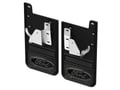 Picture of Truck Hardware Gatorback Gunmetal Ford Oval Mud Flaps - Rear Pair - Fits 2023-2026 Ford F-250/F-350