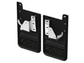 Picture of Truck Hardware Gatorback Black Anodized Super Duty Mud Flaps - Rear Pair - Fits 2023-2026 Ford F-250/F-350