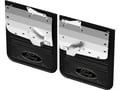 Picture of Truck Hardware Gatorback Gunmetal Ford Oval Mud Flaps - Rear Dually Pair - Fits 2023-2026 Ford F-350/F-450