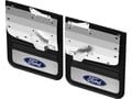 Picture of Truck Hardware Gatorback Blue Ford Oval Mud Flaps - Rear Dually Pair - Fits 2023-2026 Ford F-350/F-450