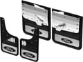 Picture of Truck Hardware Gatorback Black Ford Oval Dually Mud Flaps - Set of 4 - Fits 2023-2026 Ford F-350