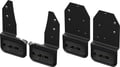 Picture of Truck Hardware Gatorback Gunmetal GMC Mud Flaps - Set of 4 - Fits 2023-2026 GMC Sierra 1500 AT4X