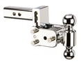Picture of B&W Tow & Stow Ball Mount - 2" Receiver - 3" Drop - Chrome - Dual Ball - 2" & 2 5/16" Balls