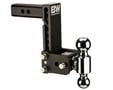 Picture of B&W Tow & Stow Ball Mount - 2" Receiver - 7" Drop - Black - Dual Ball - 2" & 2 5/16" Balls