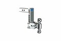 Picture of B&W Tow & Stow Ball Mount - 2" Receiver - 7" Drop - Chrome - Dual Ball - 2" & 2 5/16" Balls