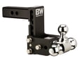 Picture of B&W Tow & Stow Ball Mount - 2" Receiver - 5" Drop - Black - Tri-Ball (1-7/8", 2" & 2-5/16")