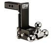 Picture of B&W Tow & Stow Ball Mount - 2" Receiver - 7" Drop - Black - Tri-Ball (1-7/8", 2" & 2-5/16")