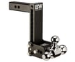 Picture of B&W Tow & Stow Ball Mount - 2" Receiver - 9" Drop - Black - Tri-Ball (1-7/8", 2" & 2-5/16")