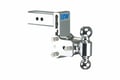 Picture of B&W 2.5" Tow & Stow - 5" Drop - Chrome - Dual Ball - 2" & 2 5/16" Balls