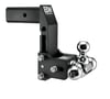 Picture of B&W 2.5" Tow & Stow - 7" Drop - Black - Tri-Ball for Multi-Pro Tailgate
