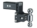 Picture of B&W 3" Tow & Stow - 5" Drop - Black - Dual Ball - 2" & 2 5/16" Balls
