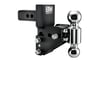 Picture of B&W Tow & Stow Ball Mount - 2" Receiver - 2.5" Drop - Black - Dual Ball - 2" & 2 5/16" Balls for Multi-Pro Tailgate