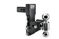 Picture of B&W Tow & Stow Ball Mount - 2" Receiver - 4.5" Drop - Black - Dual Ball - 2" & 2 5/16" Balls for Multi-Pro Tailgate