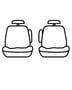 Picture of Covercraft Carhartt SeatSaver Custom Second Row Seat Covers - Brown