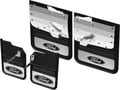 Picture of Truck Hardware Gatorback Black Ford Oval Mud Flaps - Set of 4 - Fits 2023-2026 Ford F-450