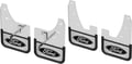 Picture of Truck Hardware Gatorback Black Ford Oval Mud Flaps - Set of 4 - Fits 2025-2026 Ford Expedition