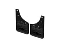 Picture of Truck Hardware Gatorback Black Anodized Bowtie Mud Flaps - Front Pair - Fits 2019-2026 Chevy Silverado 1500
