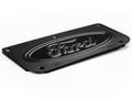 Picture of Truck Hardware Gatorback Black Anodized Ford Oval Mud Flaps - Front - 2018-2024 Ford Expedition