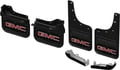 Picture of Truck Hardware Gatorback Black Wrap Red GMC Mud Flaps & Caps - Set of 4 - Fits 2020-2026 GMC Sierra 2500/3500HD