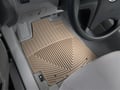 Picture of WeatherTech All-Weather Floor Mats - 1st Row - Driver & Passenger - Tan