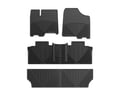 Picture of WeatherTech All-Weather Floor Mats - Front, Rear & 3rd Row - Black