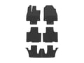 Picture of WeatherTech All-Weather Floor Mats - Complete Set (1st, 2nd, & 3rd Row) - Black