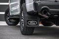 Picture of Truck Hardware Gatorback Black Wrap Ford Oval Plate Mud Flaps - Set of 4 - Fits 2021-2026 Ford F-150
