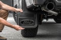 Picture of Truck Hardware Gatorback Tremor Black Wrap Mud Flaps - Set of 4 - Fits 2021-2026 Ford F-150