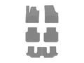 Picture of WeatherTech All-Weather Floor Mats - Complete Set (1st, 2nd, & 3rd Row) - Grey