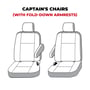 Picture of Covercraft Carhartt SeatSaver Custom Second Row Seat Covers - Brown