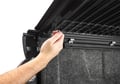 Picture of BAK Revolver X4ts Hard Roll-Up Tonneau Cover - With T-Slot Rails - 6' 7" Bed - w/o Cargo Channel System