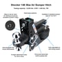 Picture of Shocker 14K Air Drop Hitch - 2.5" Receiver - Dual Ball - 2" & 2-5/16" - 1/2" to 4-1/2" Drop - Black