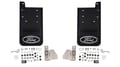 Picture of Truck Hardware Gatorback Black Wrap Ford Oval Mud Flaps - Rear Pair - Fits 2023-2027 Ford F-250/F-350