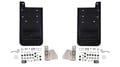 Picture of Truck Hardware Gatorback Black Anodized Super Duty Mud Flaps - Rear Pair - Fits 2023-2027 Ford F-250/F-350