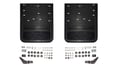 Picture of Truck Hardware Gatorback Black Anodized Ford Oval Dually Mud Flaps - Set of 4 - Fits 2023-2027 Ford F-350