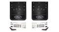 Picture of Truck Hardware Gatorback Black Wrap Ford Oval Mud Flaps - Rear Dually Pair - Fits 2023-2027 Ford F-350/F-450