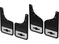 Picture of Truck Hardware Gatorback Black Bowtie Logo Mud Flaps - Set of 4 - Fits 2020-2026 Chevy Silverado 2500/3500HD