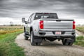 Picture of Truck Hardware Gatorback Black Anodized Bowtie Dually Mud Flaps - Rear Pair - Fits 2020-2026 Chevy Silverado 3500HD