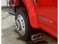 Truck Hardware Gatorback Blue Ford Oval Mud Flaps - Front Pair - Fits 2017-2026 Ford F-450 customer photo