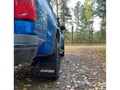 Truck Hardware Gatorback ZR2 Black Plate Mud Flaps - 5/8" Kickback - Set customer photo