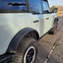 Truck Hardware Gatorback Black Plate Mud Flaps - Front Pair - Fits 2021-2026 Ford Bronco customer photo