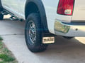 Truck Hardware Gatorback Gunmetal RAM Text Mud Flaps - Rear Pair - Fits 2009-2018 RAM 1500 & 2010-2018 RAM 2500/3500 customer photo