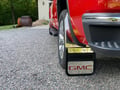 Truck Hardware Gatorback Black GMC Mud Flaps - 5/8" Kickback - Set customer photo