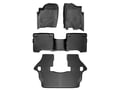 Picture of WeatherTech FloorLiners - Black - Front, Rear & 3rd Row