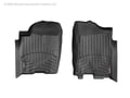 Picture of WeatherTech FloorLiners - Black - Front - 2 Piece